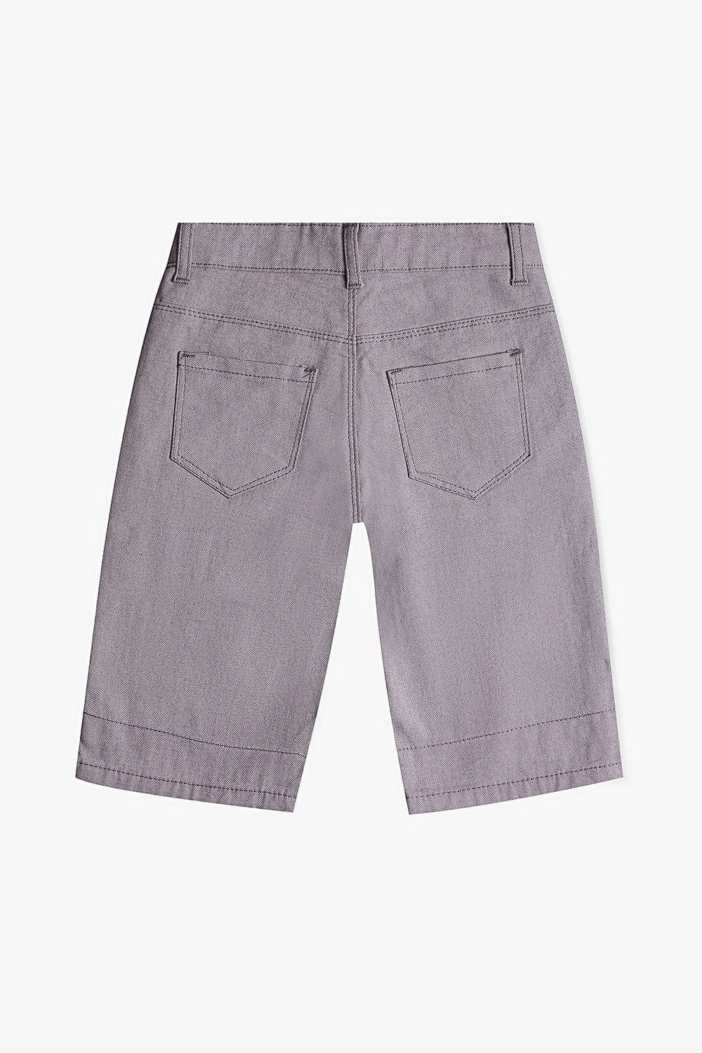 Hope Not Out by Shahid Afridi Boys Denim Shorts Denim Shorts with Contrast Bottom
