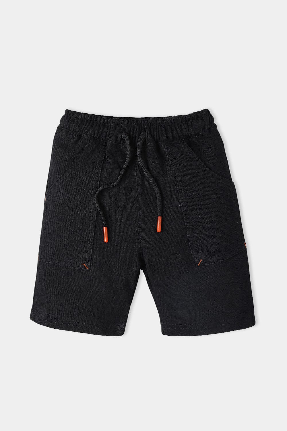 Hope Not Out by Shahid Afridi Boys Non Denim Shorts Black Knit Shorts for Boys