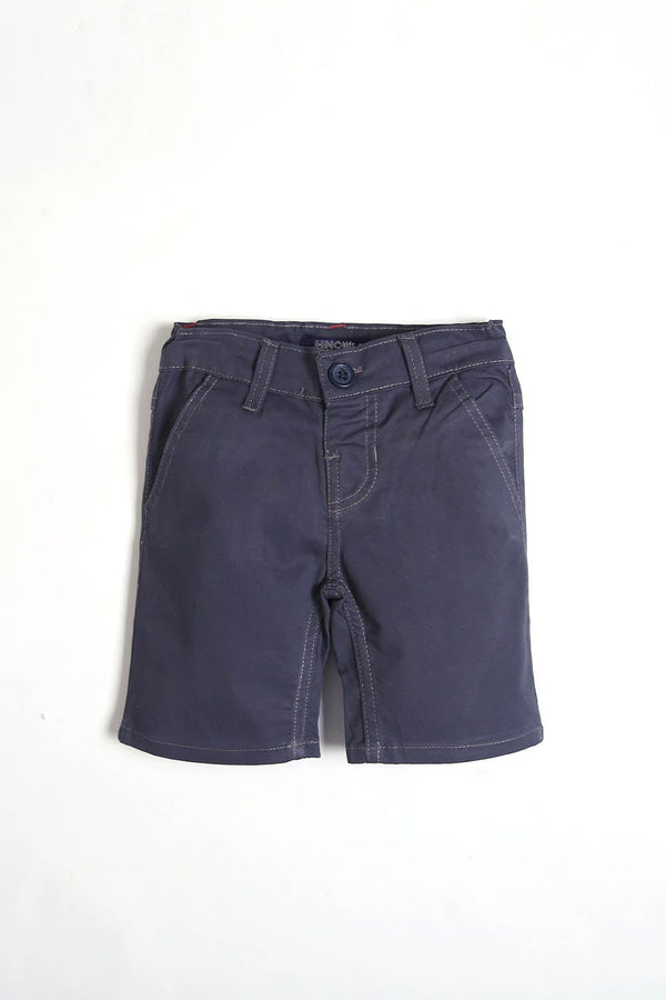 Hope Not Out by Shahid Afridi Boys Non Denim Shorts Charcoal Twill Shorts