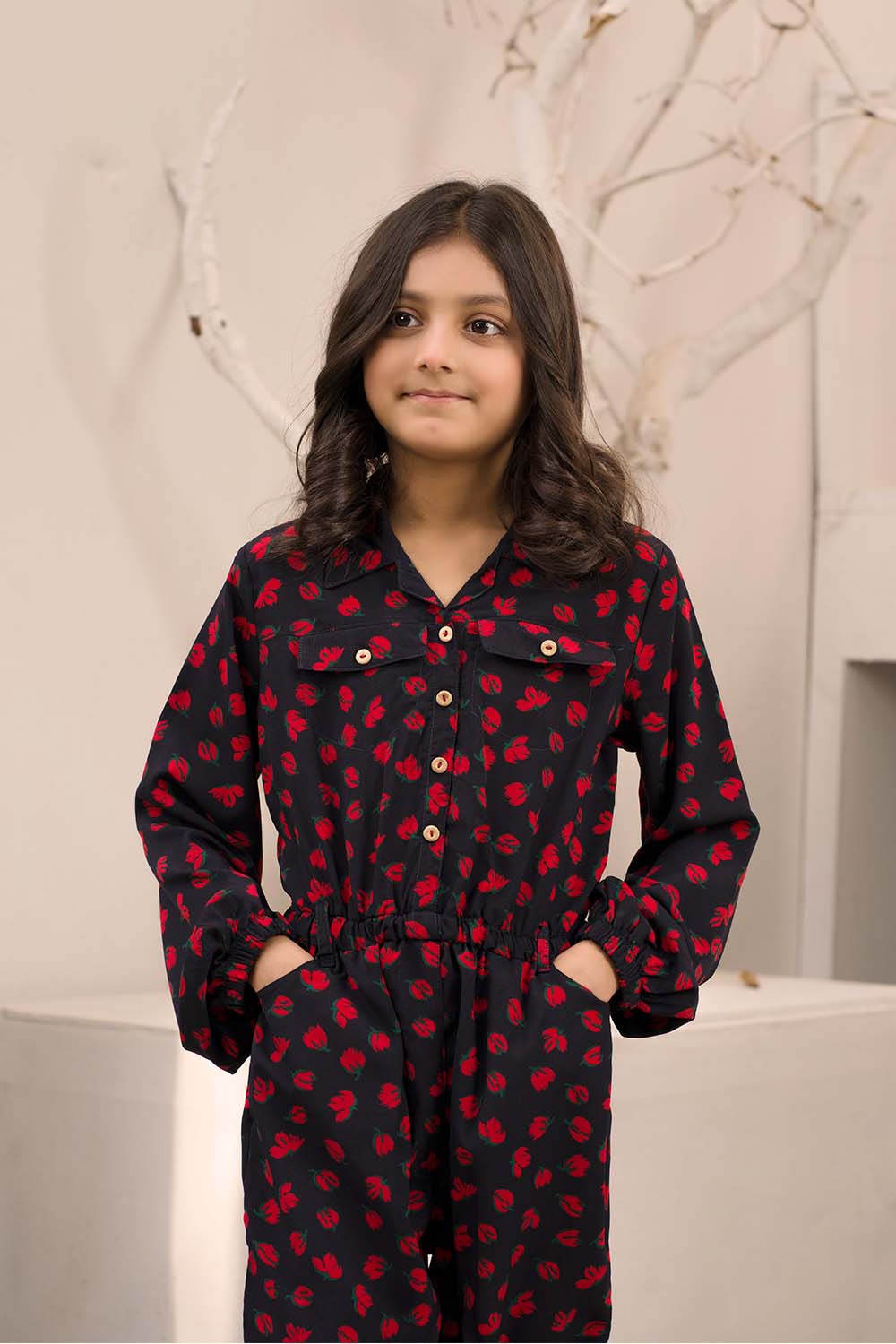 Hope Not Out by Shahid Afridi Eastern Girls Jumpsuits Bleu