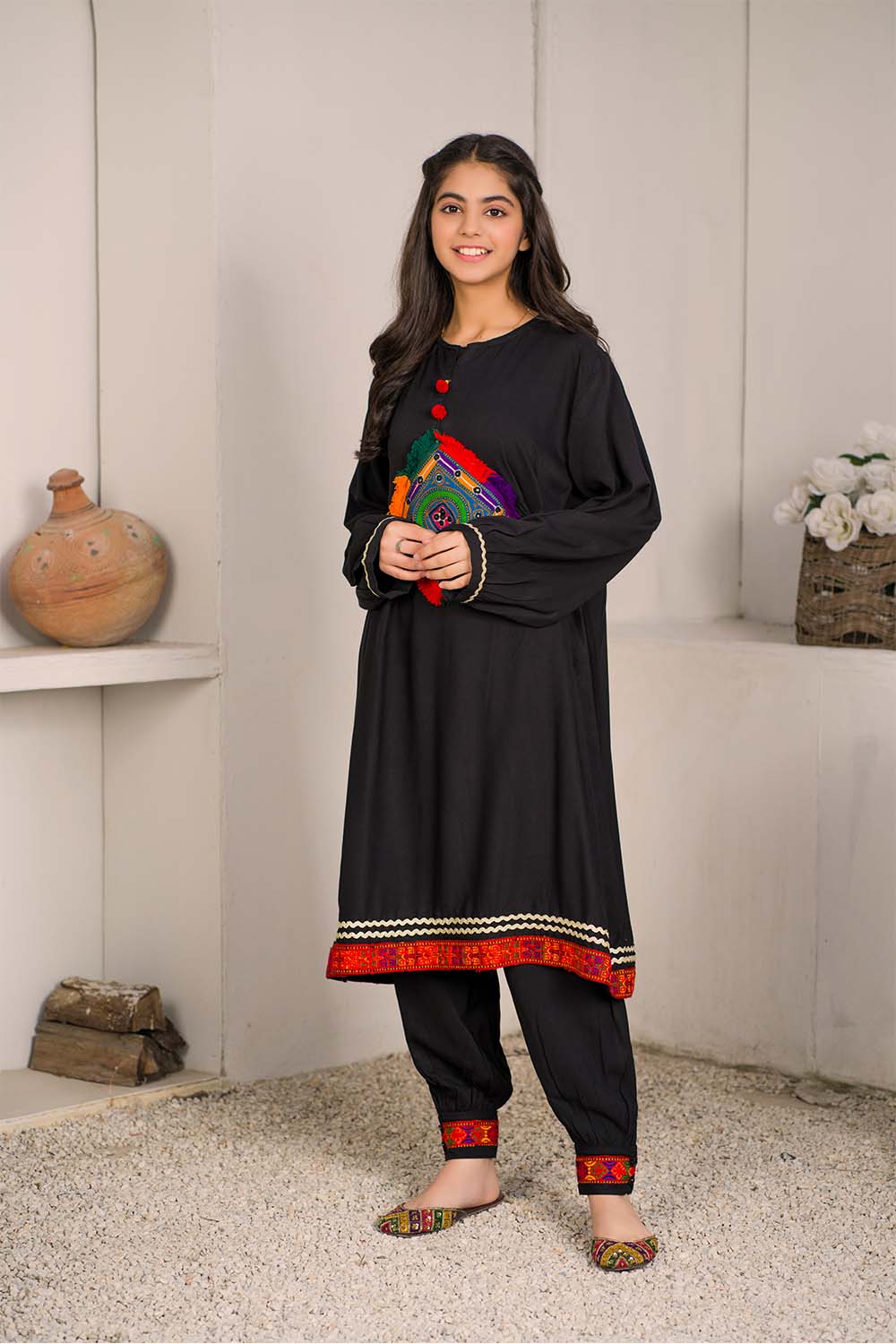 Hope Not Out by Shahid Afridi Eastern Girls Shirt with Trouser Trybal