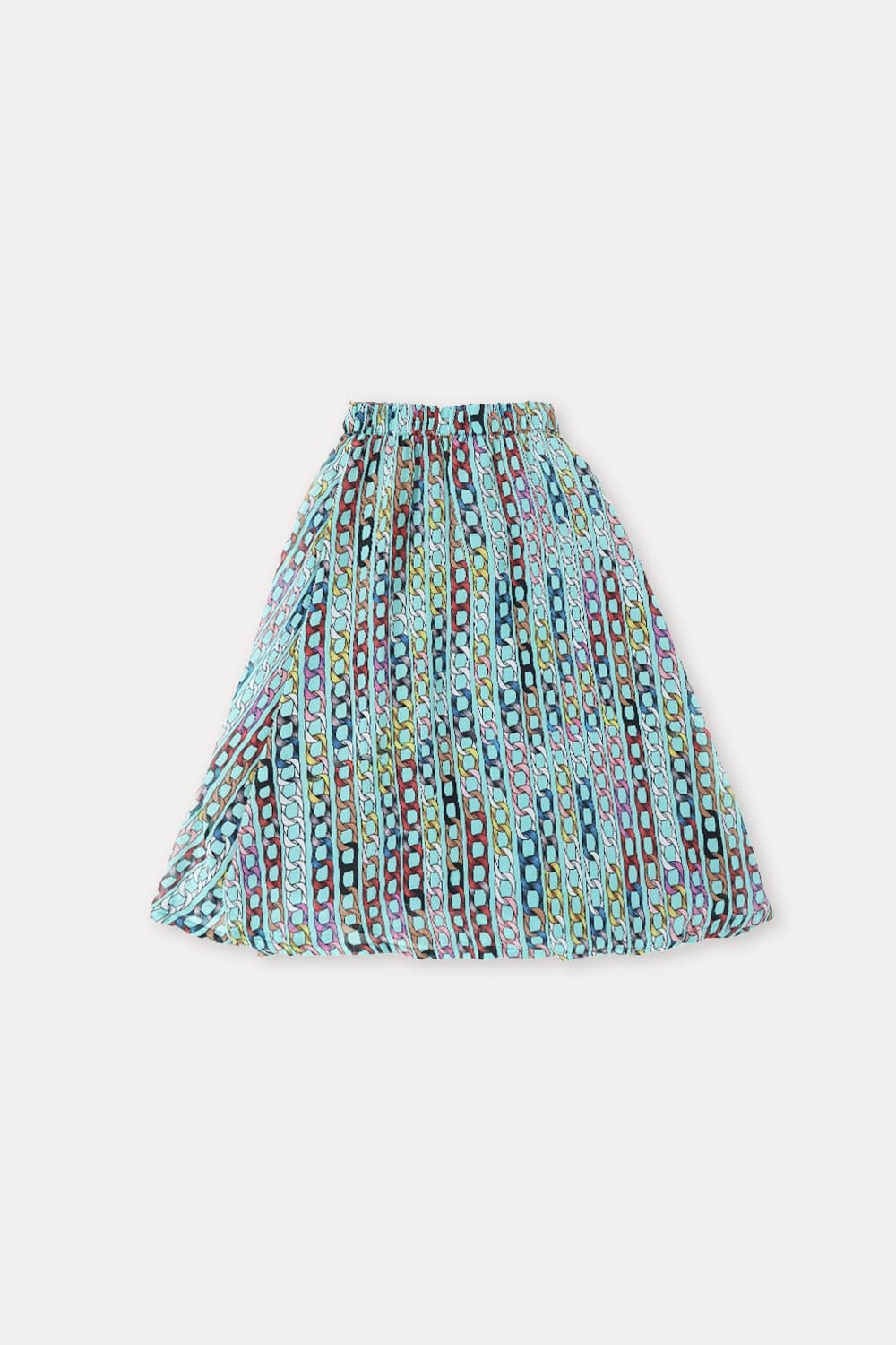 Hope Not Out by Shahid Afridi Eastern Girls Skirts Kids Flora Green Multi Skirt
