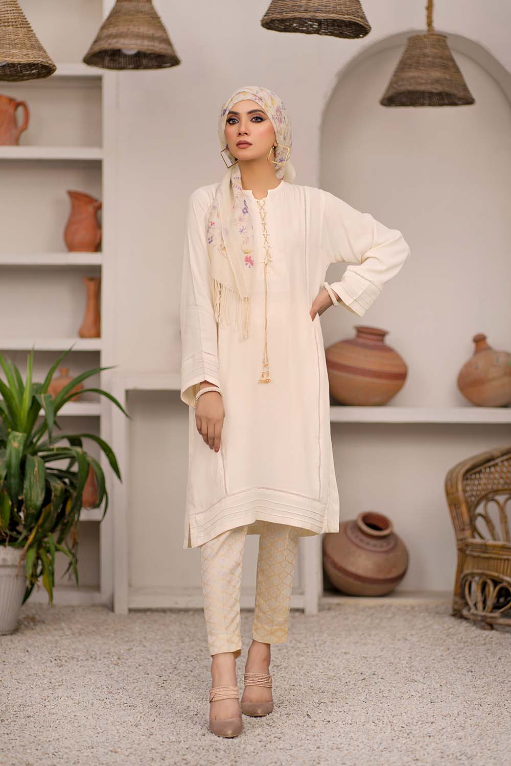 Hope Not Out by Shahid Afridi Eastern Women Trousers BASIC TROUSERS