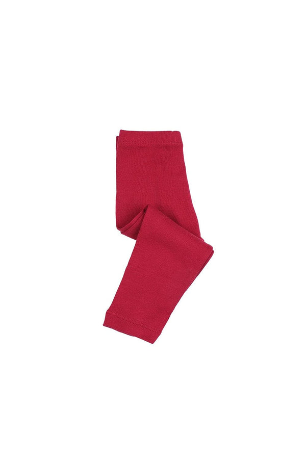 Hope Not Out by Shahid Afridi Girls Knit Tights Basic Blood Red Tights