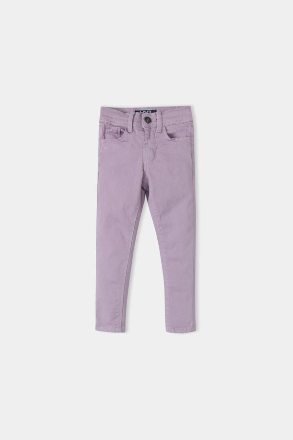 Hope Not Out by Shahid Afridi Girls Non Denim Pants Girls Purple Cotton Pants