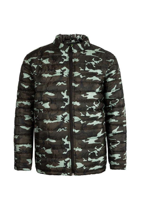 Hope Not Out by Shahid Afridi Men Jacket Classic Camo Puffer Jacket