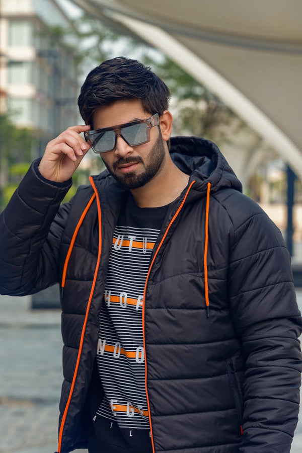 Hope Not Out by Shahid Afridi Men Jacket Hood Puffer Jacket
