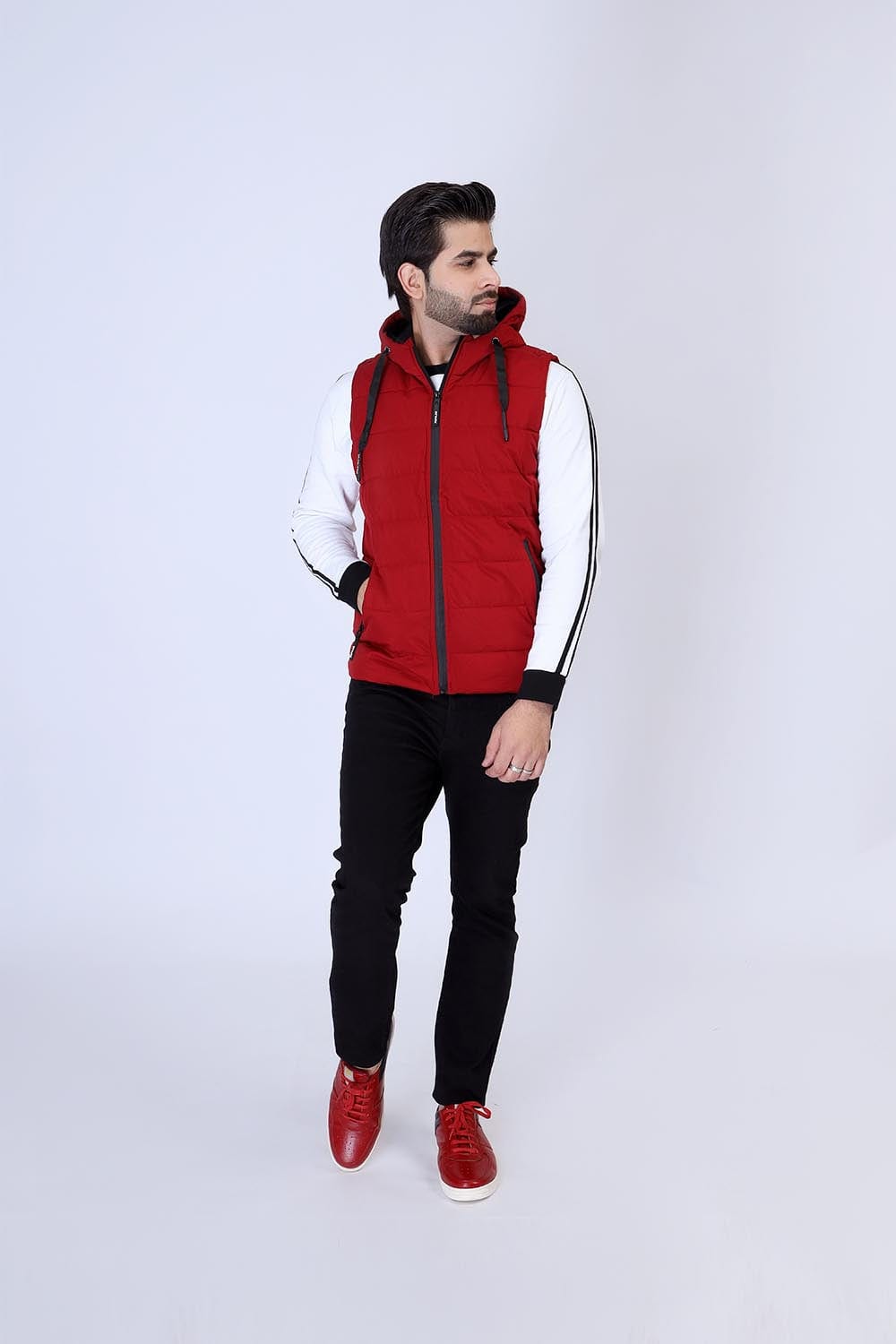 Hope Not Out by Shahid Afridi Men Jacket Hood puffer Jacket