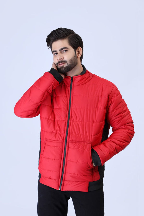 Hope Not Out by Shahid Afridi Men Jacket Panelled Quilted Zipper
