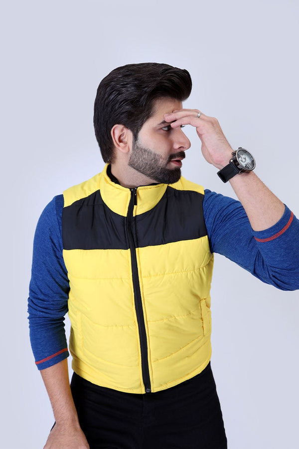 Hope Not Out by Shahid Afridi Men Jacket Sleeveless Puffer Jacket With Cut & Sew Panel