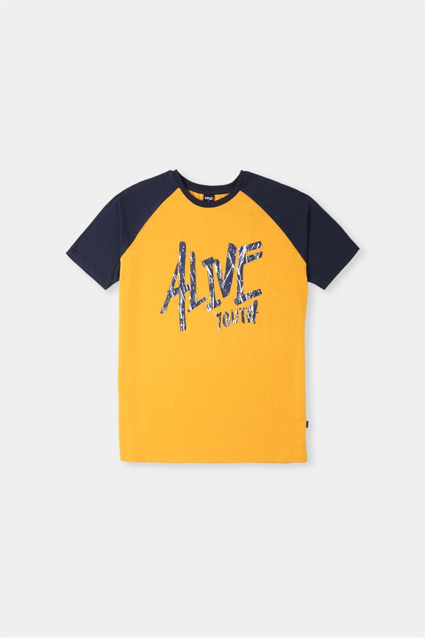 Hope Not Out by Shahid Afridi Men T-Shirt Man Yellow Alive T-Shirt