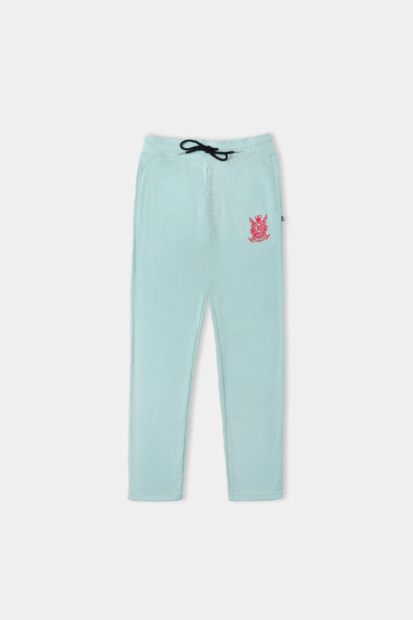 Hope Not Out by Shahid Afridi Men Trouser Sea Green Summer Trouser with Hope Not Out Badge for Men