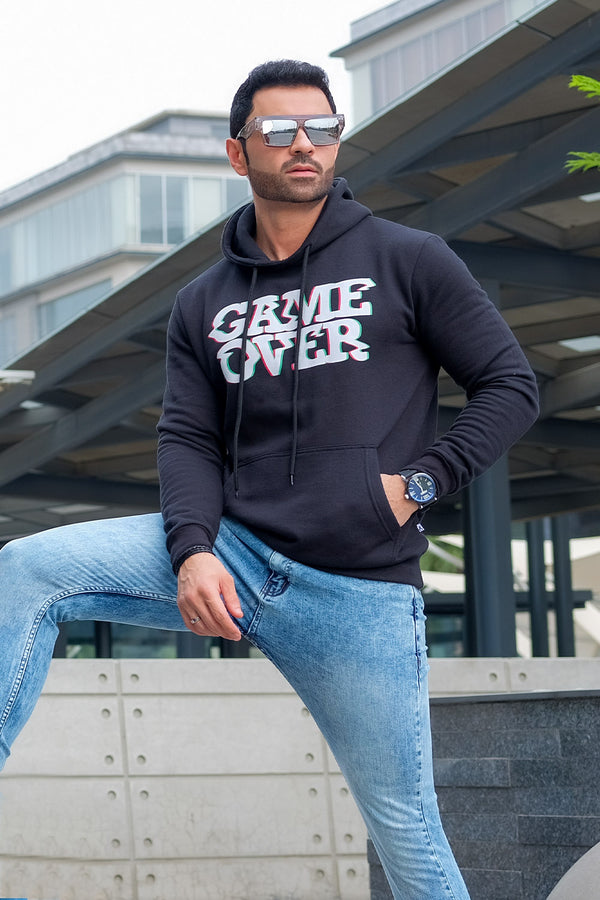 Game Over Printed Hoody